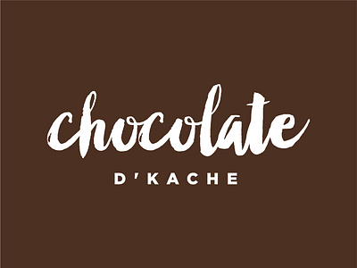 Chocolate D'Kache branding brands design designer graphic design graphic designer logo logo design logotype