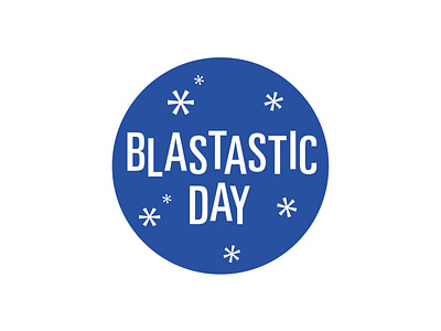 BLASTASTIC DAY! LOGO brand branding brands design designer graphic design graphic designer logo logo design