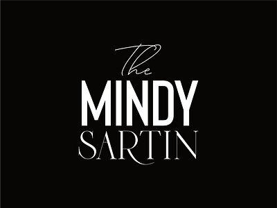 The Mindy Sartin Logo brand branding brands design designer graohic graphic design graphic designer logo logo design logos