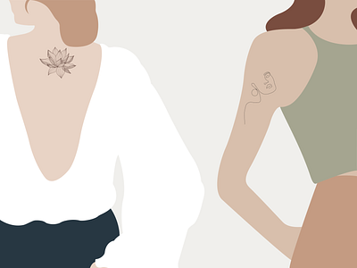girls with tattoos character clothes clothing design colors digital illustration digitalart girl illustration girls illustration minimal people people illustration sketch stylish tattoo tattoo art tattoo sketch vintage