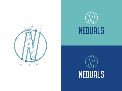 Neaquals branding design flat icon illustration logo vector