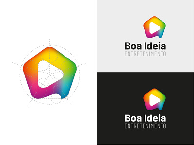 Visual Identity branding design flat icon logo minimal vector