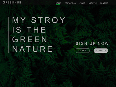 Naturist design ui ux web website