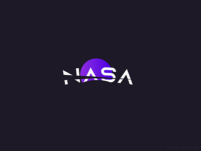 Nasa Exploration clean design earth gradient gradient color icon illustration logo logodesign logotype nasa ui vector