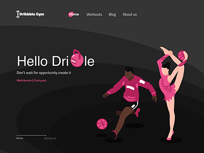 Dribbble gym