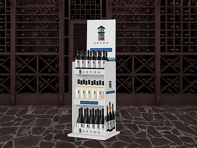 Bottle Wine Rack bottle bottlerack bottles branding design display displaydegarrafas displaydevinhos gondola illustration mobile rack vector vinhos wine winerack