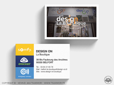 Business Card - Design On branding business card card carte carte de visite print