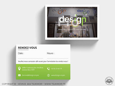 Business Card - Design On Pro branding business card card carte carte de visite print