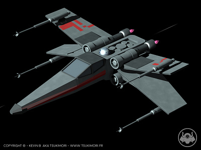 Star Wars in Low Poly 3d animation c4d cinema 4d cinema4d low poly star wars vehicle