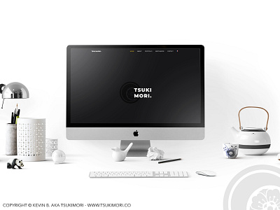 Tsukimori.co - My portfolio portfolio web web design webdesign website wordpress