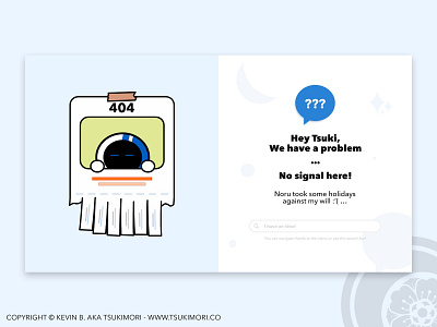 404 error with Noru - Daily UI 008 cute daily ui dailyui mascot ui ui design uidesign uiux ux ux design uxdesign uxui