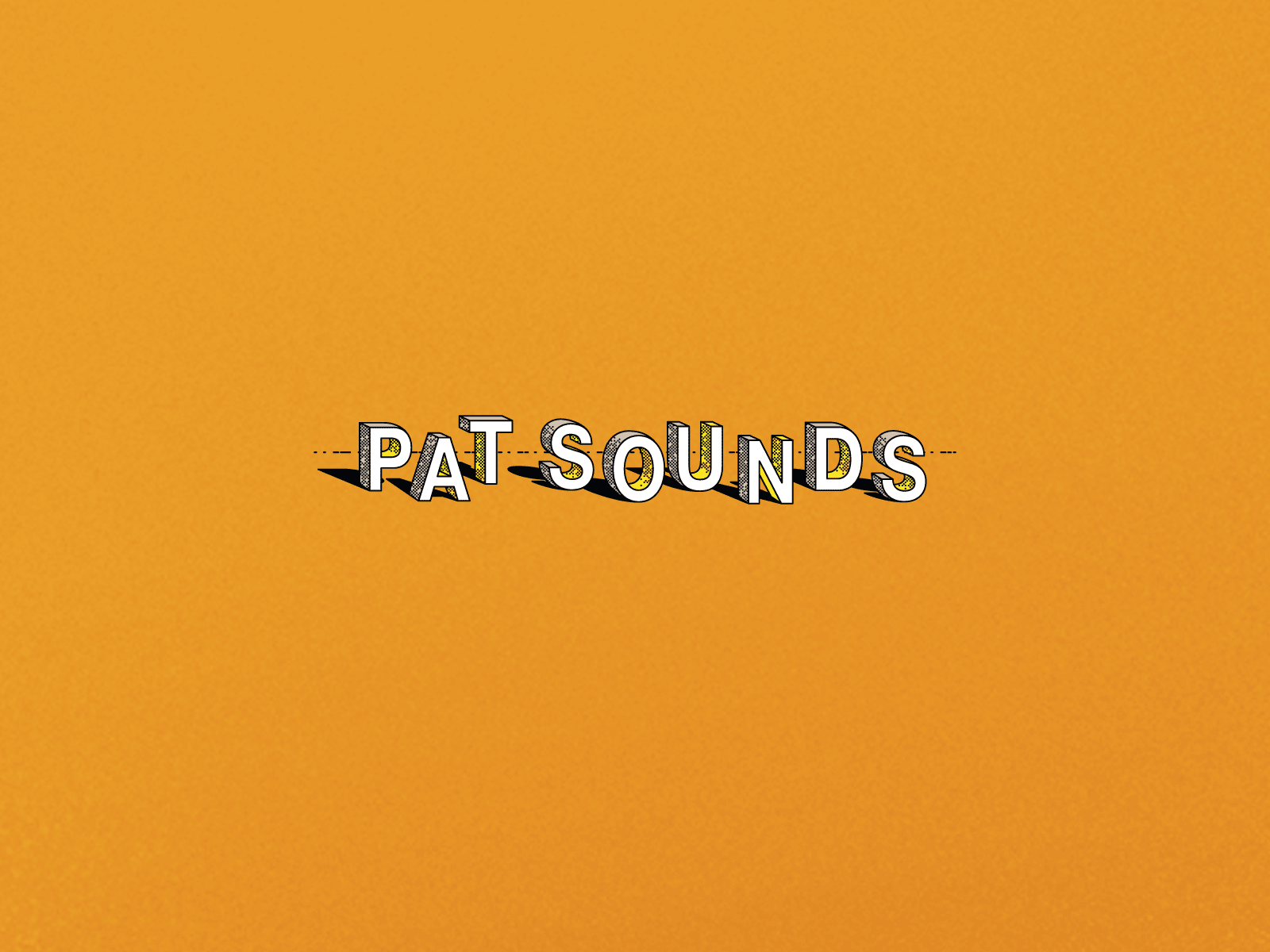 Pat Sounds design logo logotype music vector