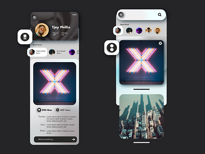 Open App adobe xd app design illustrator media pexels social ui ux webdesign