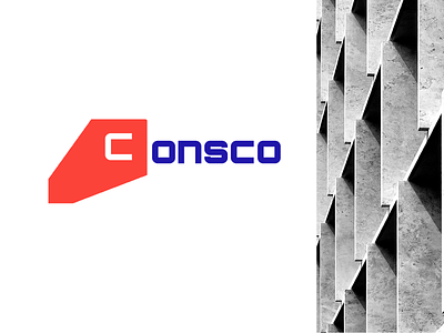 Consco branding design illustrator logo typography