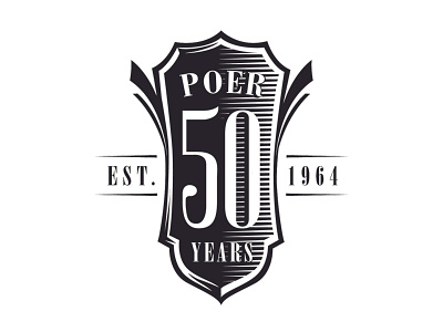 Poer 50th Anniversary Logo