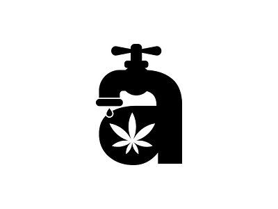 a cannabis oil logo branding business logo cannabis cannabis logo cannabis oil company logo graphic design hemp hemp logo illustration industry logo letter a letter logo logo logo design logos logotype oil logo pat logo