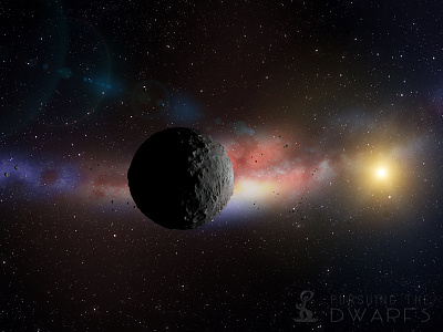Ceres In Solace 3d asteroid belt astronomy ceres dwarf planet fisheye maya solar system space sun universe