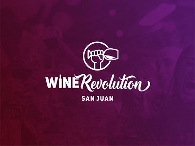Wine Revolution _ Final branding event branding event logo image overlay logo logo design wine event