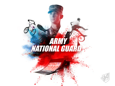 A Games Poster play army branding national guard photo manipulation poster design poster design idea