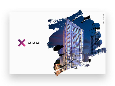 X Miami - Development Branding branding logo logo design real estate branding
