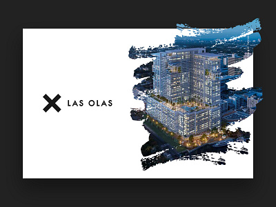X Las Olas - Development Branding branding logo logo design real estate branding