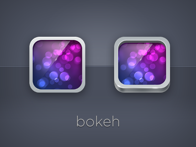 Bokeh blue bokeh icon iphone pink