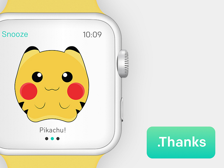 iWatch Alarm clock by Maria Clara on Dribbble