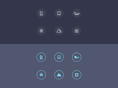 Icons for interactive table flat gradient icons interactive off on table ui