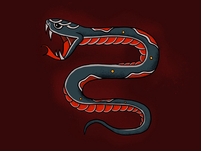 Snake Bite illustration procreate snake