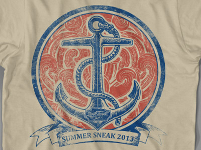 Summer Sneak Shirt anchor t shirt