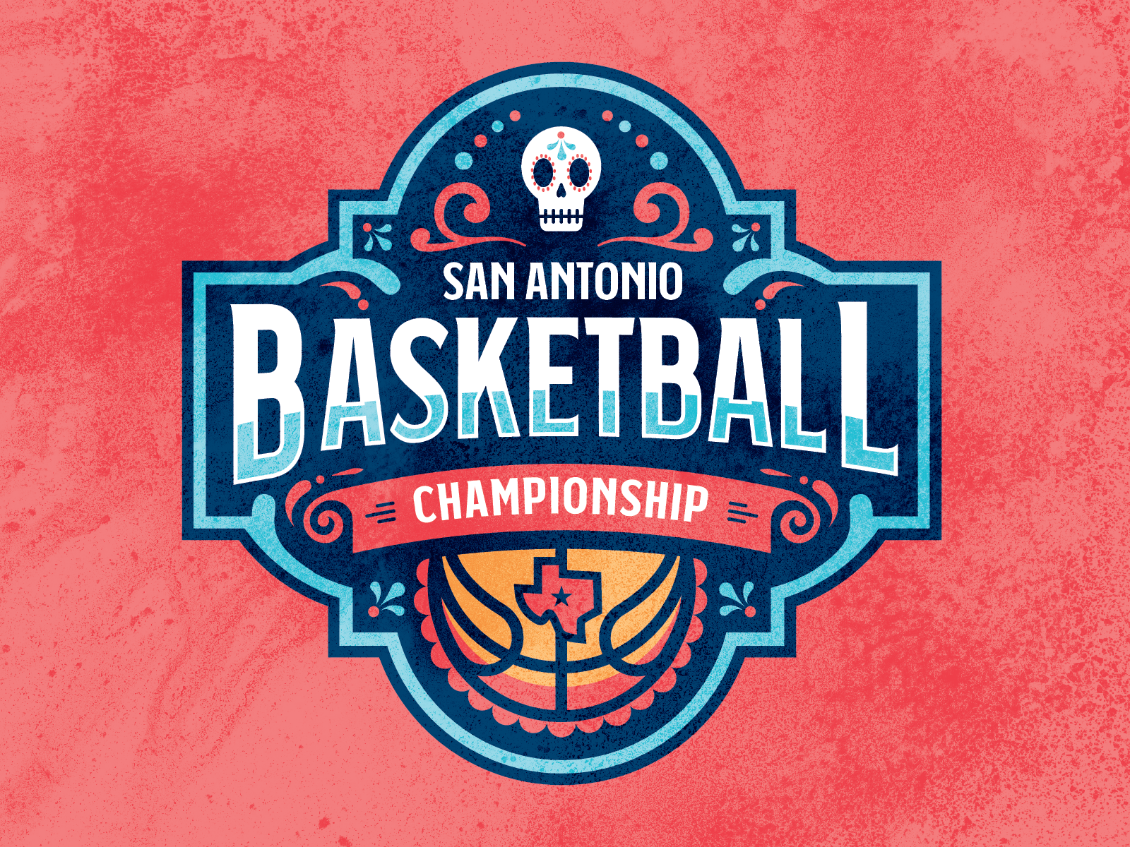 San Antonio Basketball Championship Logo by Joel Hudson on Dribbble