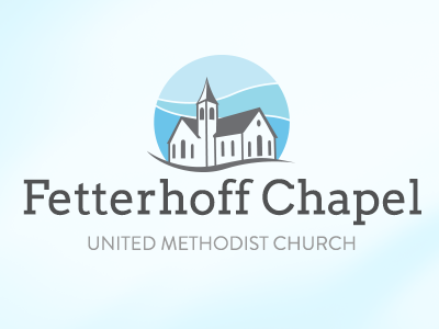 Fetterhoff Chapel blue chapel church logo