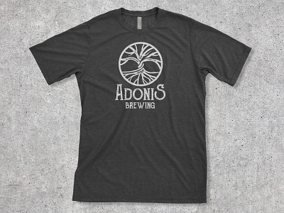 Adonis Brewing Shirt beer branding brewing design illustration logo shirt tree
