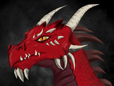 Dragon Digital Painting digital pinting dragon illustration photoshop