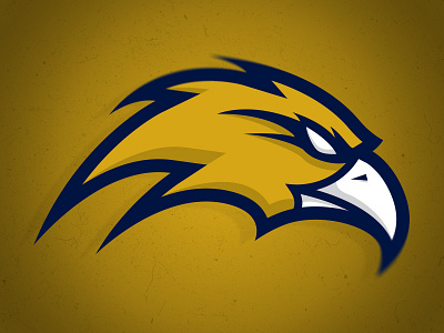 Oak Hill Golden Eagles eagle illustration logo