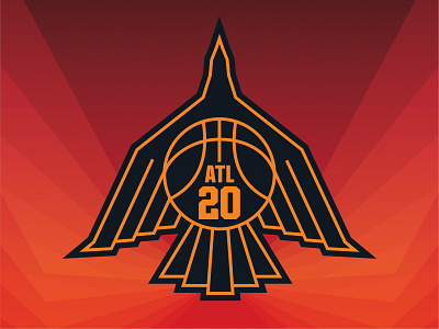 Atlanta Phoenix Mark basketball design illustration logo sports