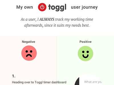 My Toggl User Journey