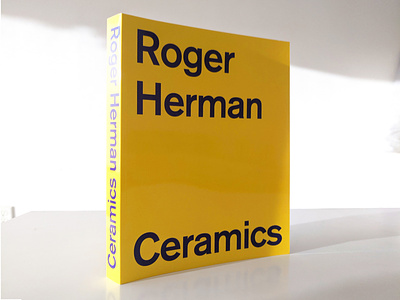 Book: Roger Herman Ceramics art art book book book cover book design catalog fine art monograph publication