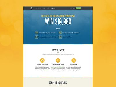 Shopify Partners Competition build a business competition responsive screen shopify web design