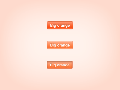 Big Orange Button button css css3 interface web