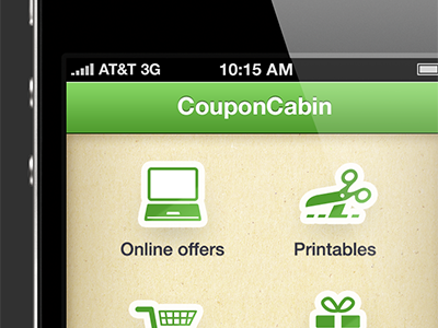 iOS Homescreen coupons home homescreen ios iphone mobile