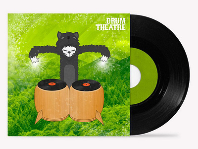 Drum Theatre art direction branding illustration