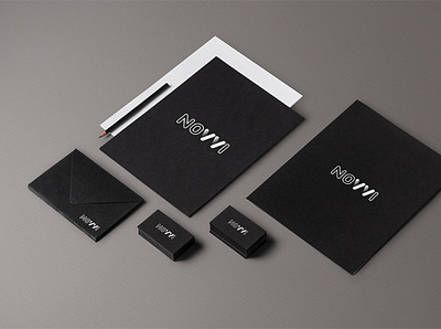 NOVVI art direction branding collateral logo