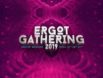 ERGOT GATHERING 3d art direction branding illustration logo photography photoshop