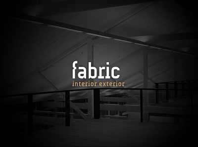 FABRIC Interior Exterior art direction branding design logo photoshop