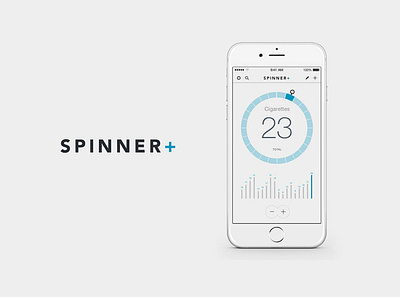 SPINNER+ art direction branding logo ui user experience user interface