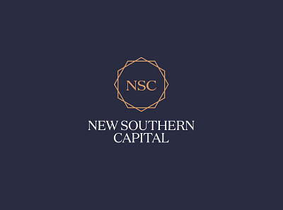 New Southern Capital art direction branding logo