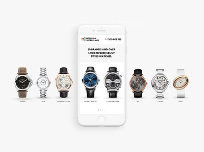 Watches of Switzerland advertising art direction