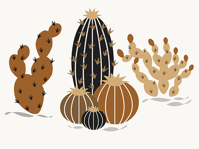 Cactus Party art deco branding cactus desert design designer flat illustration old western texas ui vector