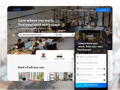 Codi | Airbnb for Coworkings Design Proposal